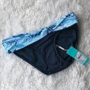 Seafolly Navy Twisted Swim Bottom